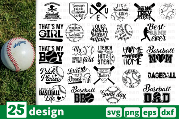 Baseball Quote Bundle: Graphics and Crafts for Digital Sellers