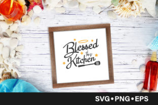 Blessed This Kitchen Quote Graphics and Crafts