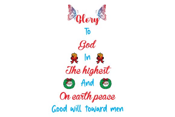 Glory to God in the Highest Quote Graphics