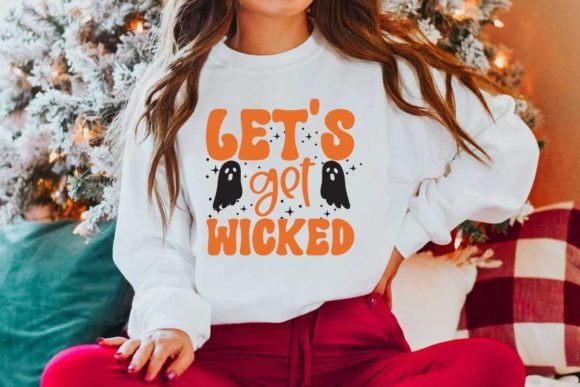 Halloween Quote Design, Let's Get Wicked