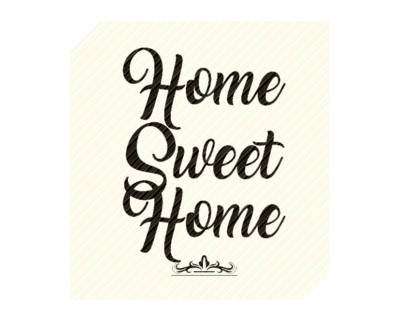 HOME SWEET Home Sign Graphic for Crafts