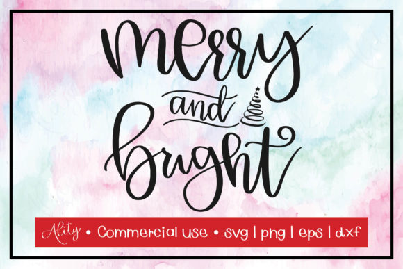 Merry and Bright Christmas Quote